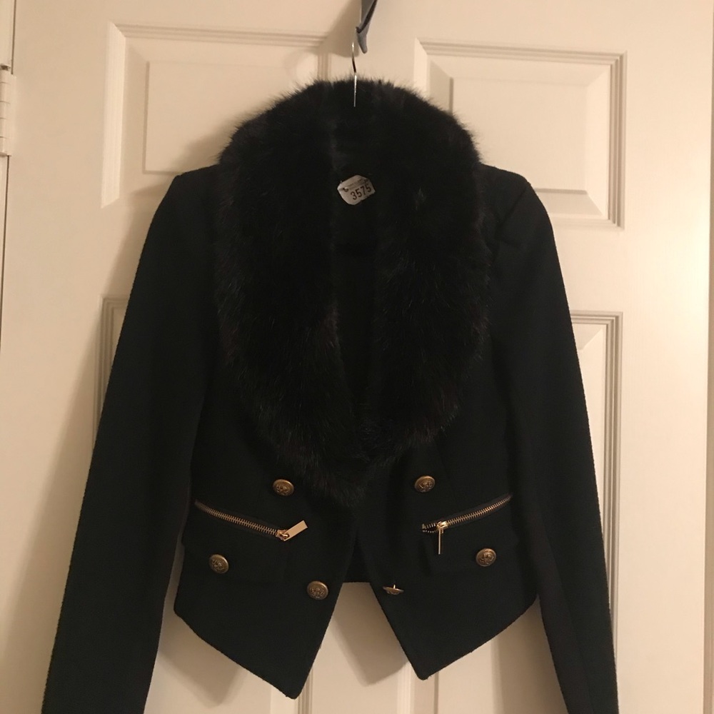 Bebe military jacket